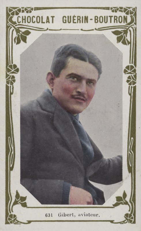 Gibert, aviador (foto colorida) de French School