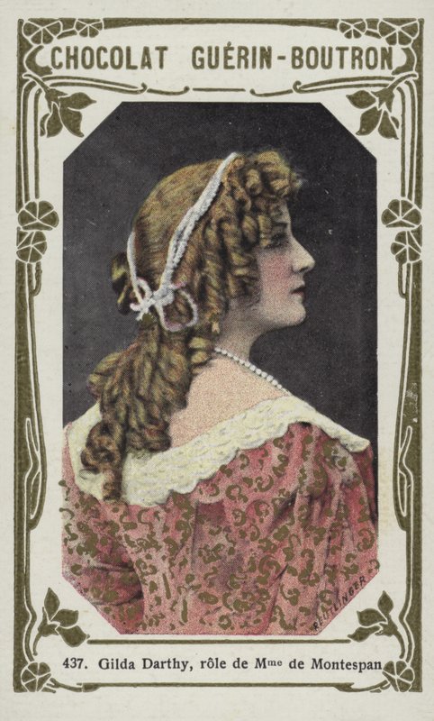 Gilda Darthy, papel de Madame de Montespan (foto colorida) de French School