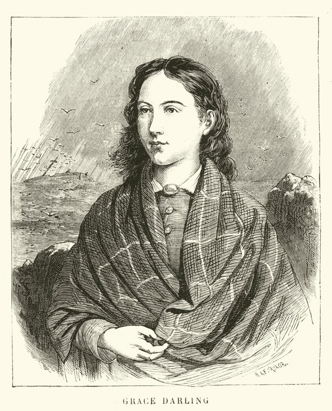Grace Darling (gravura) de French School