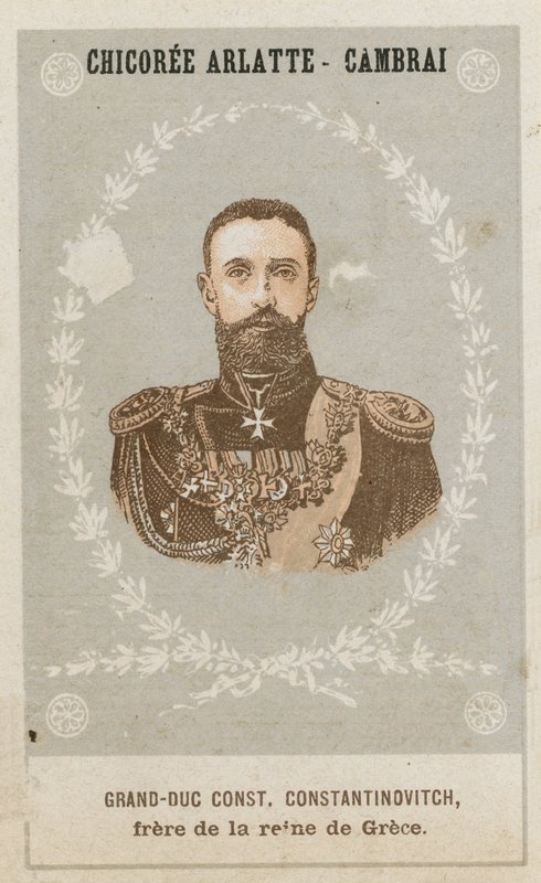 Grão-duque Constantino Constantinovich, irmão da rainha da Grécia de French School