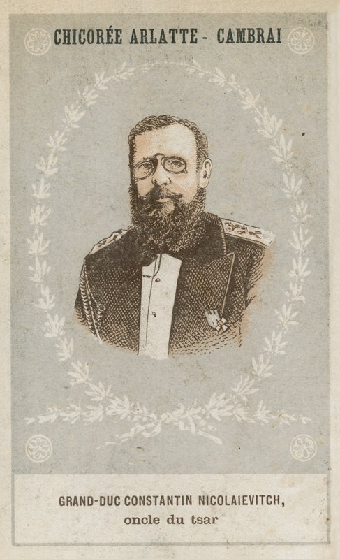 Grão-duque Constantin Nicolaievich, tio do czar de French School