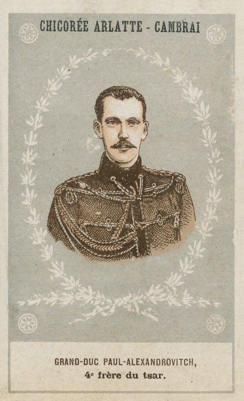 Grão-duque Paul-Alexandrovich, quarto irmão do czar de French School