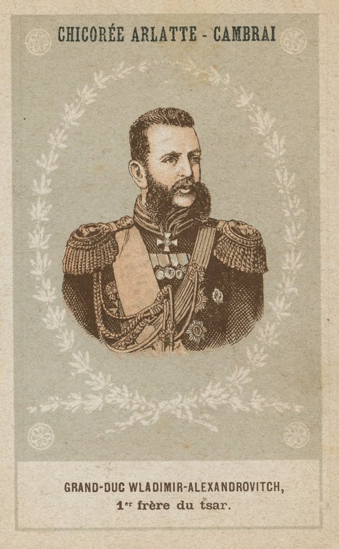 Grão-Duque Wladimir-Alexandrovich, o primeiro irmão do czar de French School
