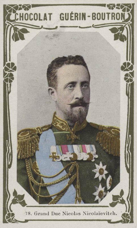 Grão-Duque Nicolau Nicolau (foto colorida) de French School