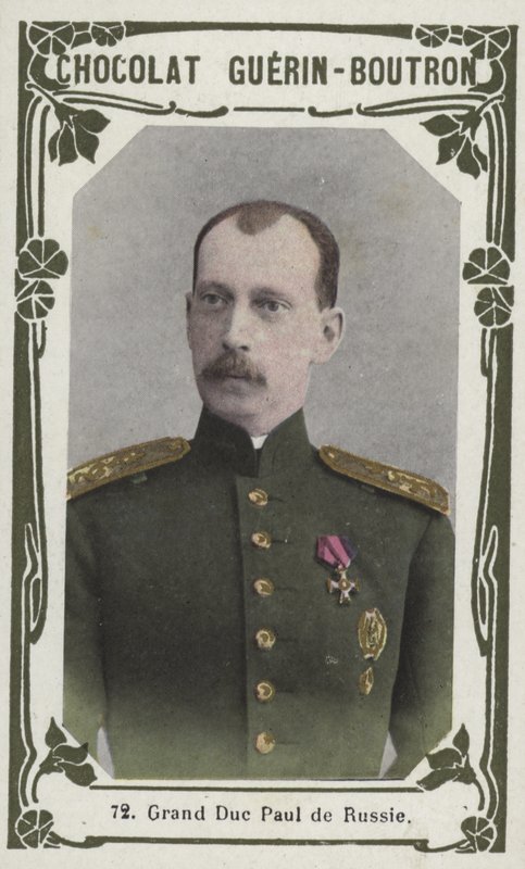 Grão-Duque Paul da Rússia (foto colorida) de French School