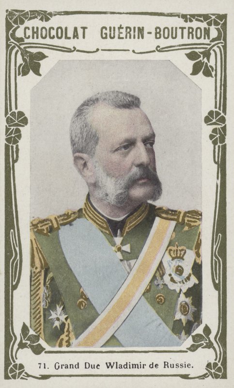 Grão-Duque Wladimir da Rússia (foto colorida) de French School
