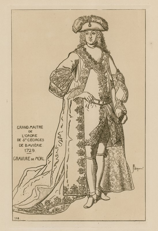 Grão-Mestre da Ordem de São Jorge da Baviera, 1729 de French School
