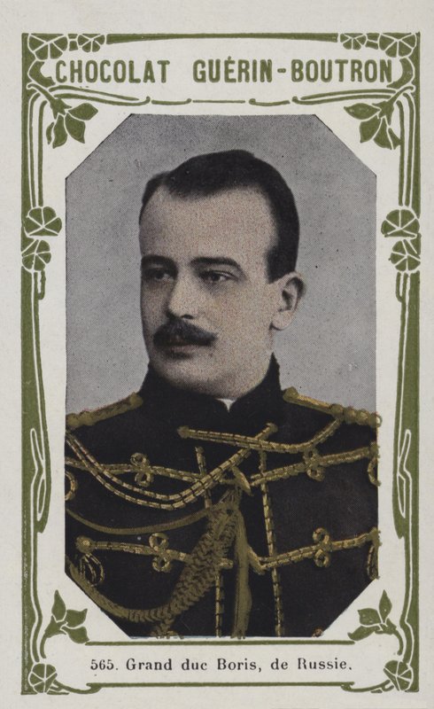 Grão-Duque Boris, Rússia (foto colorida) de French School