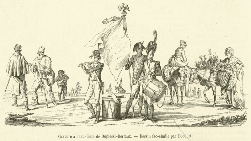 Gravura por Duplessi-Bertaux (gravura) de French School