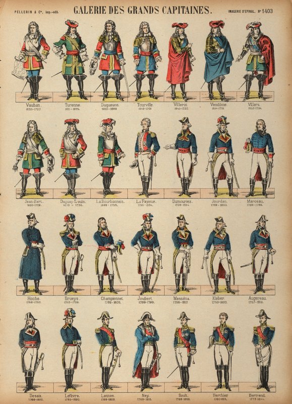 Grandes comandantes militares franceses de French School