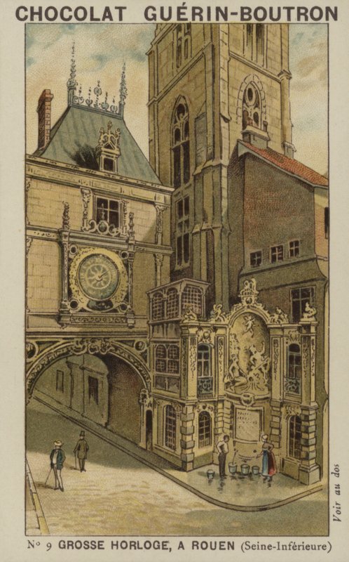 Relógio grande, rouen, Seine-Inferieure de French School