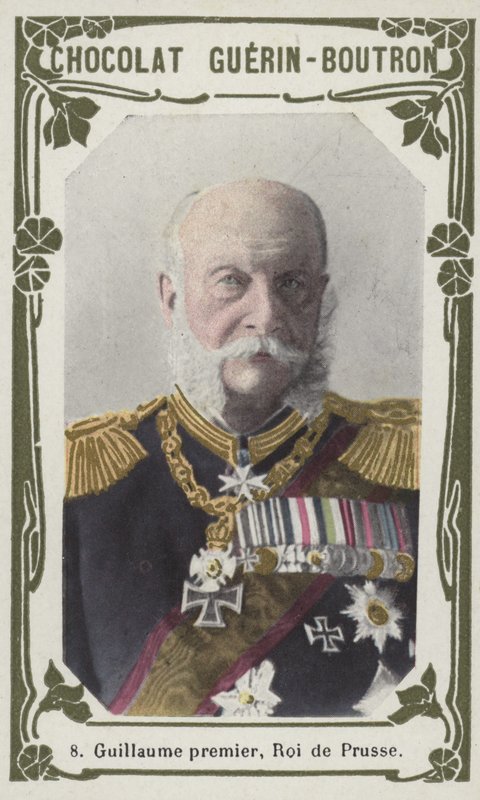 William primeiro, rei da Prússia (foto colorida) de French School