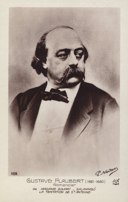 Gustave Flaubert (1820-1881), romancista francês de French School