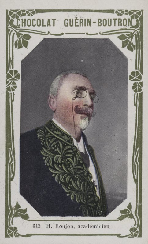 H Roujon, academicien (foto colorida) de French School