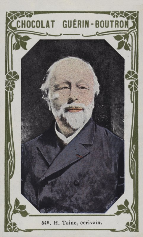 H Taine, escritor (foto colorida) de French School