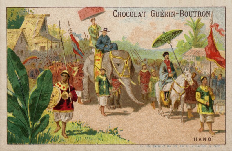 Hanói (chromolitho) de French School