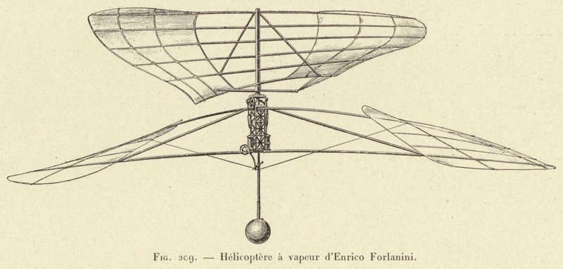 Helicóptero a vapeur d