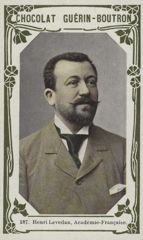 Henri Lavedan, Academie-Francaise (foto colorida) de French School