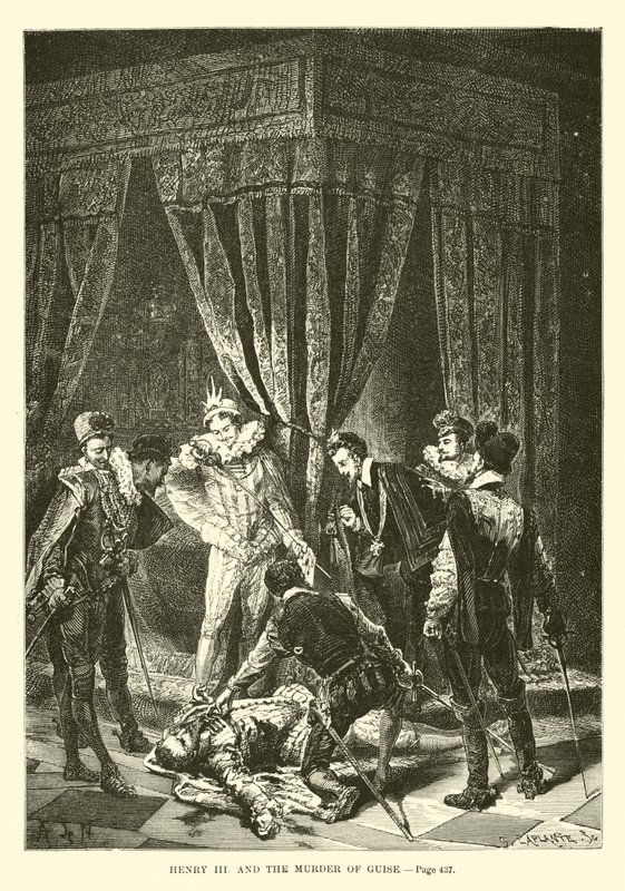 Henry III e o assassinato de Guise de French School