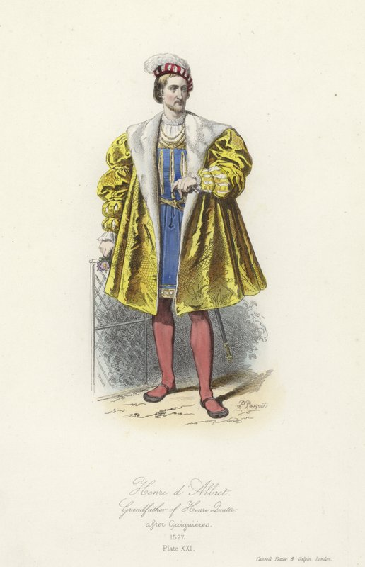 Henrique II de Navarra, avô de Henrique IV da França de French School