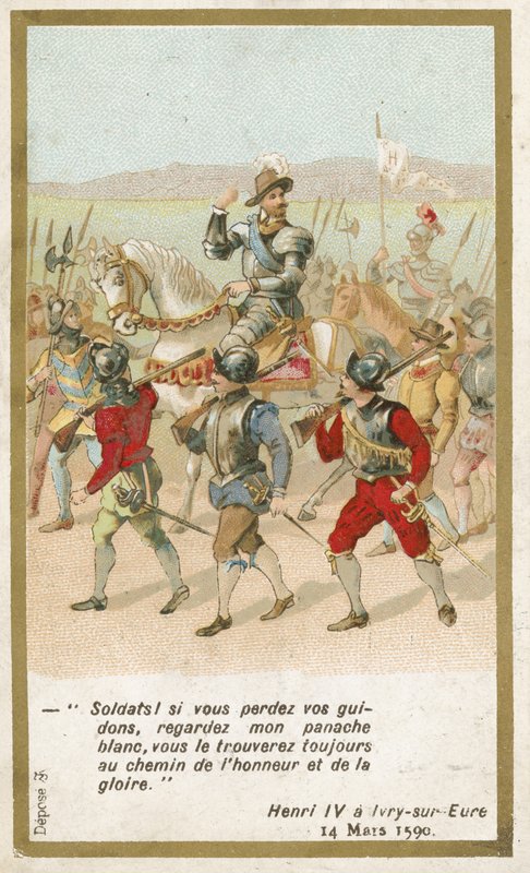 Henrique IV, rei da França, Ivry-sur-Eure, 14 de março de 1590 de French School