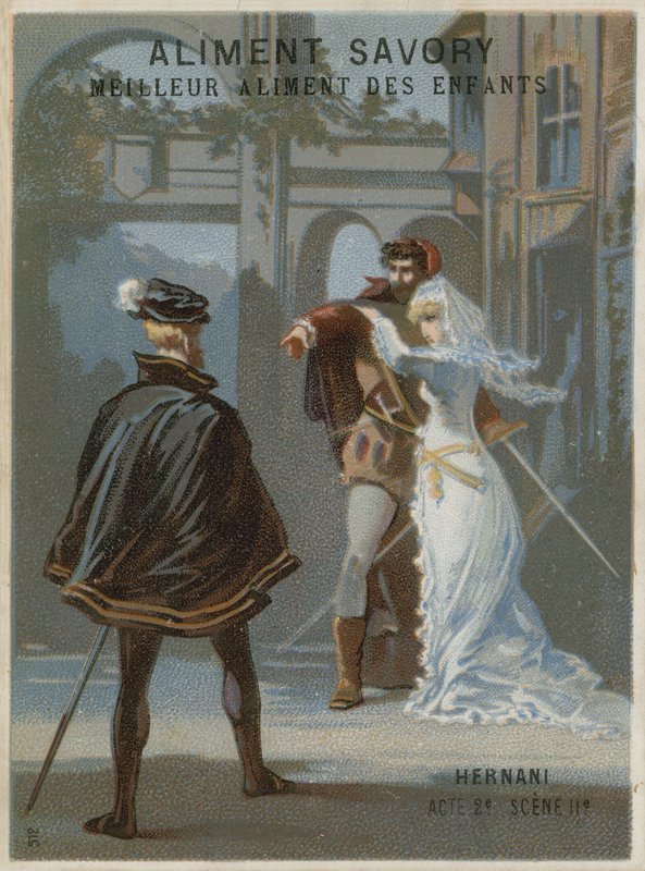 Hernani, ato 2, cena II de French School