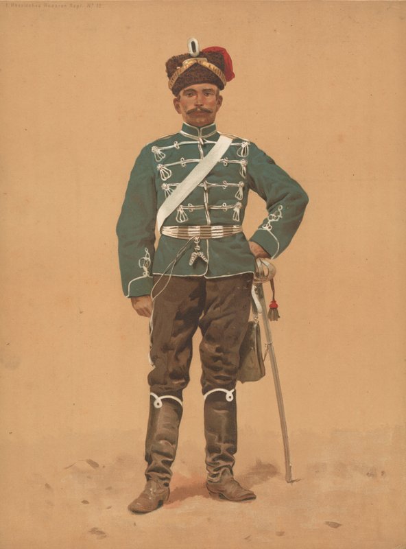 Hessian Hussar Regt n º 13 de French School