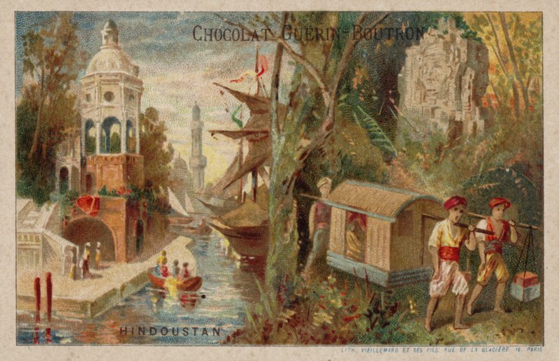 Hindustan (cromolitho) de French School