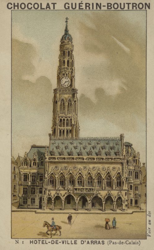 Hotel-de-Ville-Ardras, Pas-de-Calais de French School