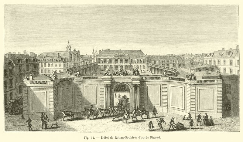 Hotel de Rohan-Soubise; dapres Rigaud de French School