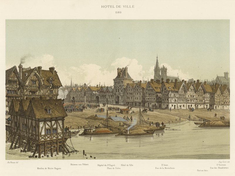 Hotel de Ville, 1583 de French School