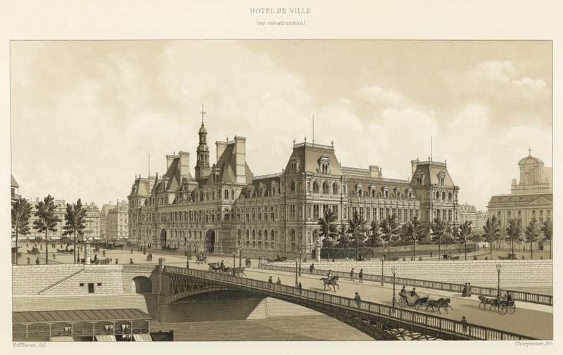 Hotel de Ville, em construção de French School