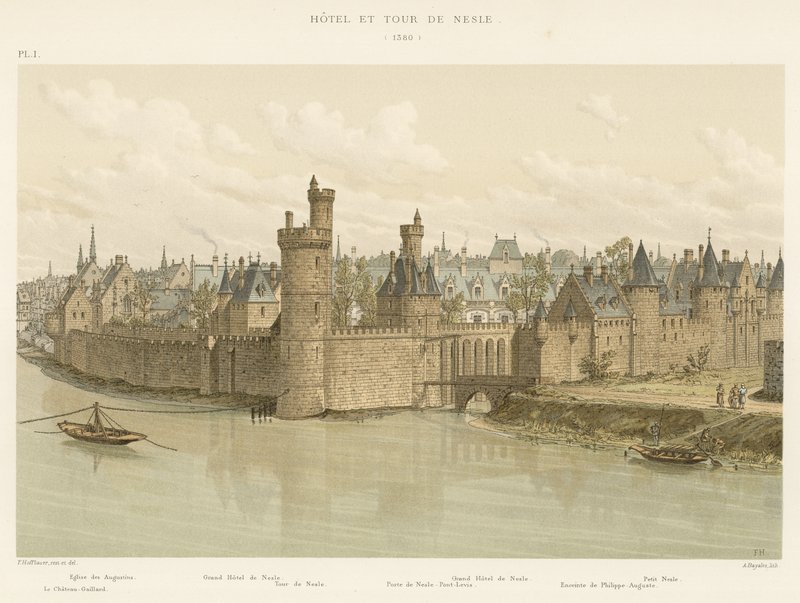 Hotel e Torre Nesle, 1380 de French School