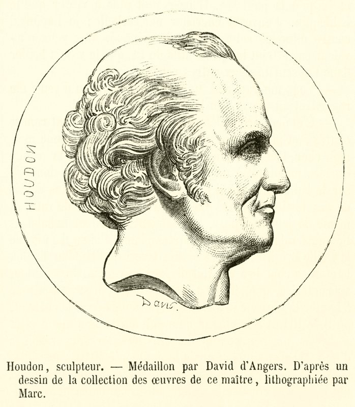 Houdon, escultor (gravura) de French School