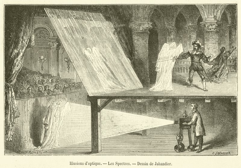 Ilusões ópticas, Os Espectros (gravura) de French School