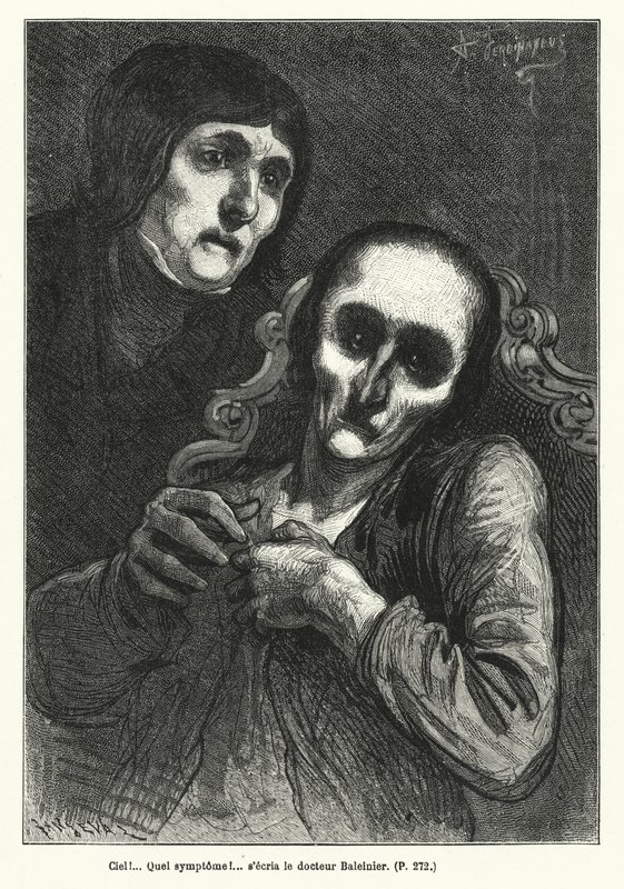 Ilustração para O Judeu Errante (gravura) de French School