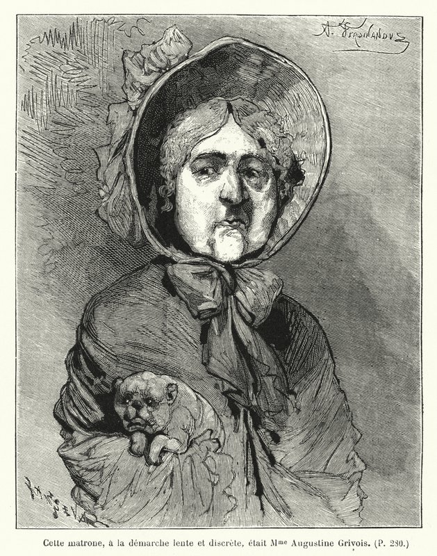 Ilustração para O Judeu Errante (gravura) de French School