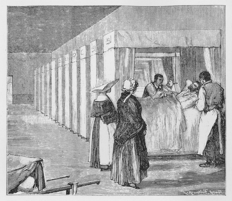 Ilustração para The Assommoir, A Realistic Novel, de Emile Zola (gravura) de French School