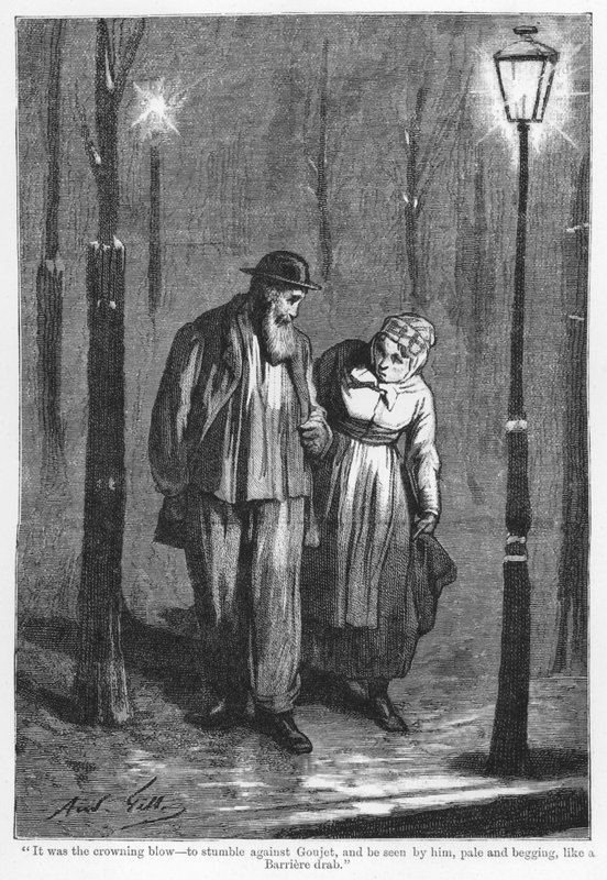 Ilustração para The Assommoir, A Realistic Novel, de Emile Zola (gravura) de French School