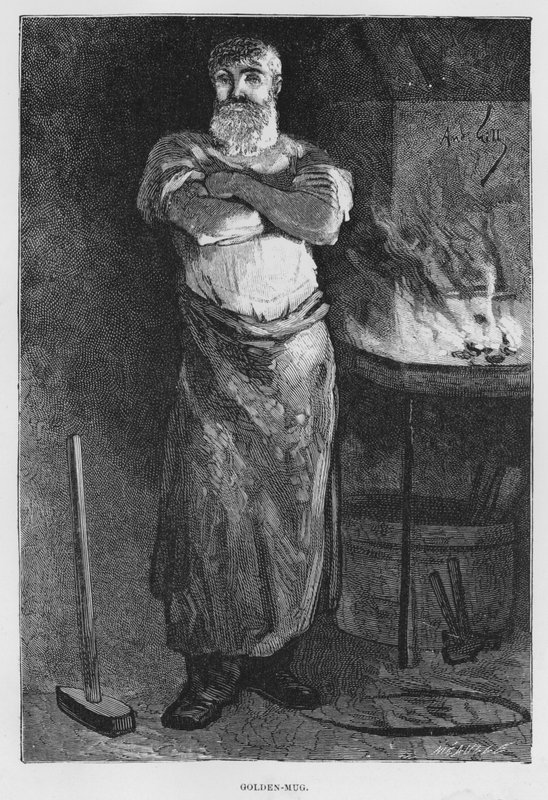 Ilustração para The Assommoir, A Realistic Novel, de Emile Zola (gravura) de French School