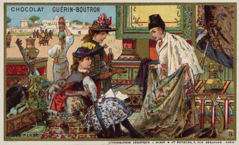 Na Pérsia (chromolitho) de French School