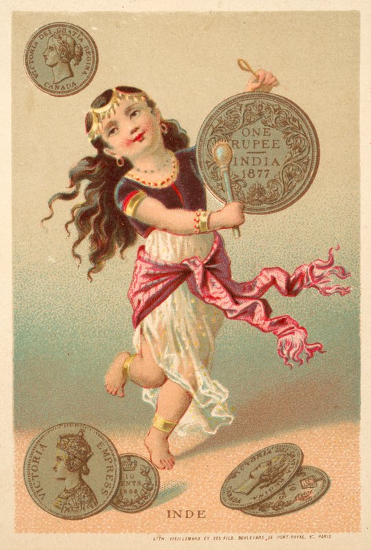 Índia (chromolitho) de French School