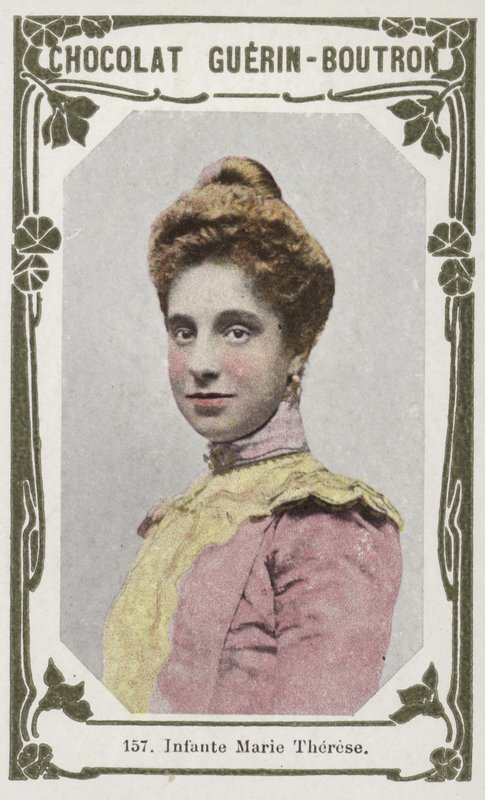 Infante Marie Therese (foto colorida) de French School