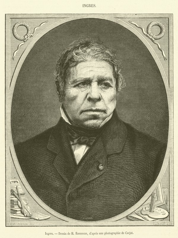 Ingres (gravura) de French School