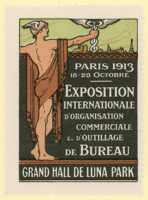 Salão internacional da organização comercial e do material de escritório, Paris de French School