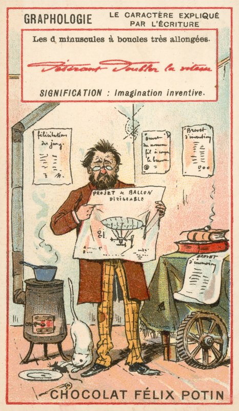 Imaginação inventiva (chromolitho) de French School