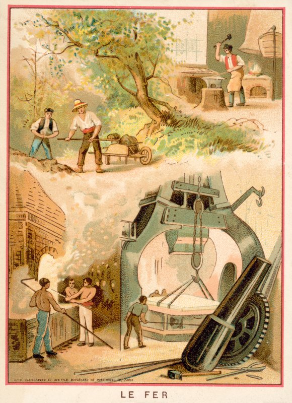 Ferro (chromolitho) de French School