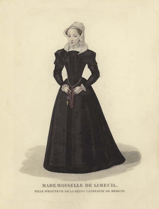 Isabelle de Limeuil, dama de honra a Catarina de Médici, esposa do rei Henrique II da França de French School
