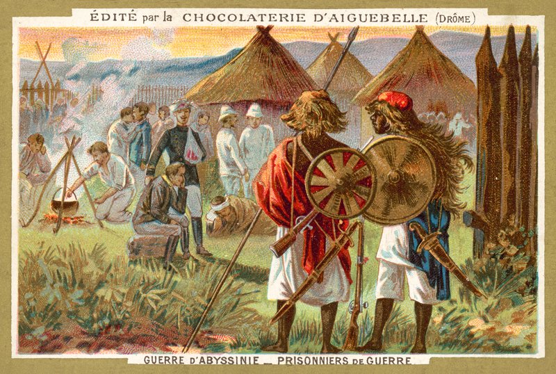 Prisioneiros de guerra italianos, Primeira Guerra Ítalo-Etiopa de French School