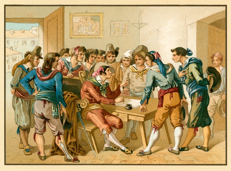 Fato de Itália de French School
